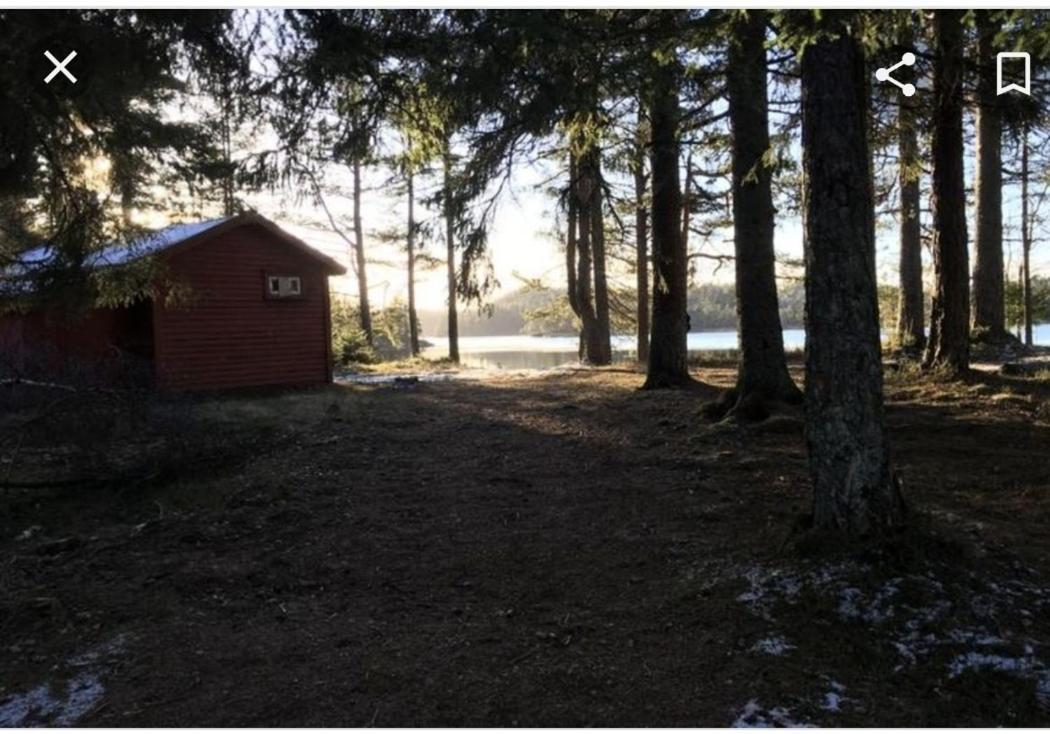 Cabin in the woods, Lolandsvannet near Kristiansand Vennesla Buitenkant foto